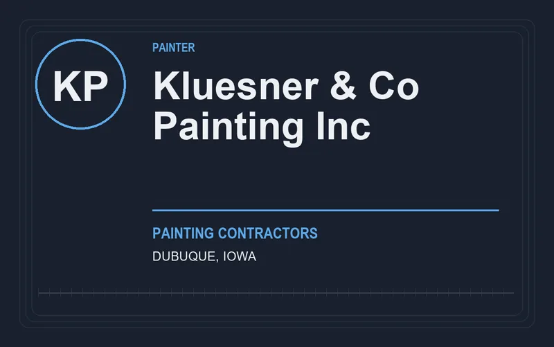 Kluesner & Co Painting Inc in Dubuque, Iowa