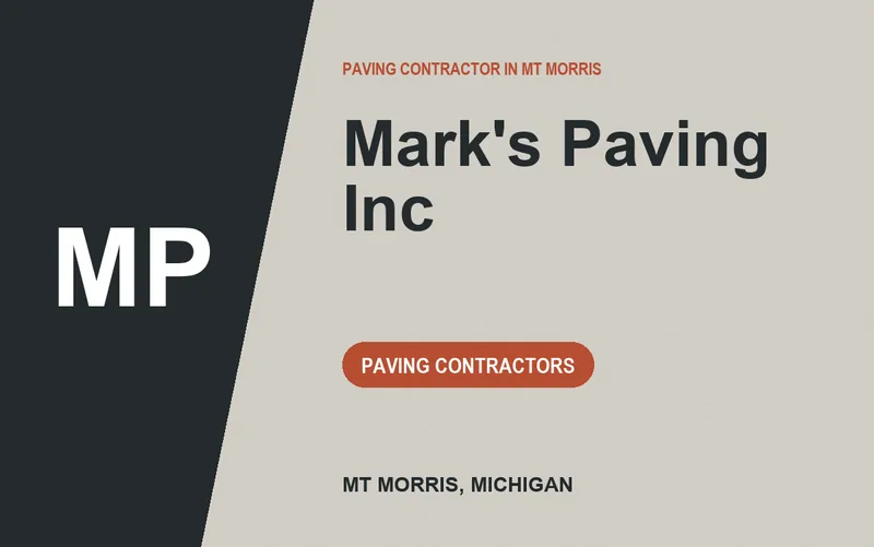 Mark's Paving Inc in Mt Morris, Michigan