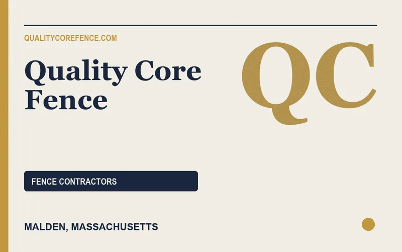 Quality Core Fence in Malden, Massachusetts