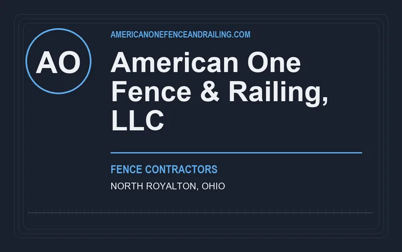 American One Fence & Railing, LLC in North Royalton, Ohio