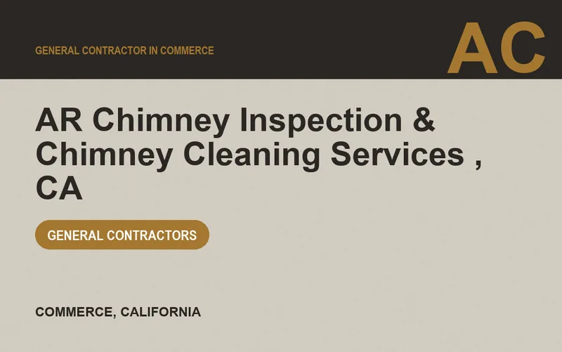 AR Chimney Inspection & Chimney Cleaning Services , CA in Commerce, California