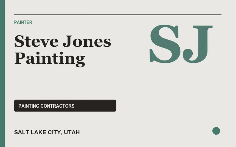 Steve Jones Painting in Salt Lake City, Utah