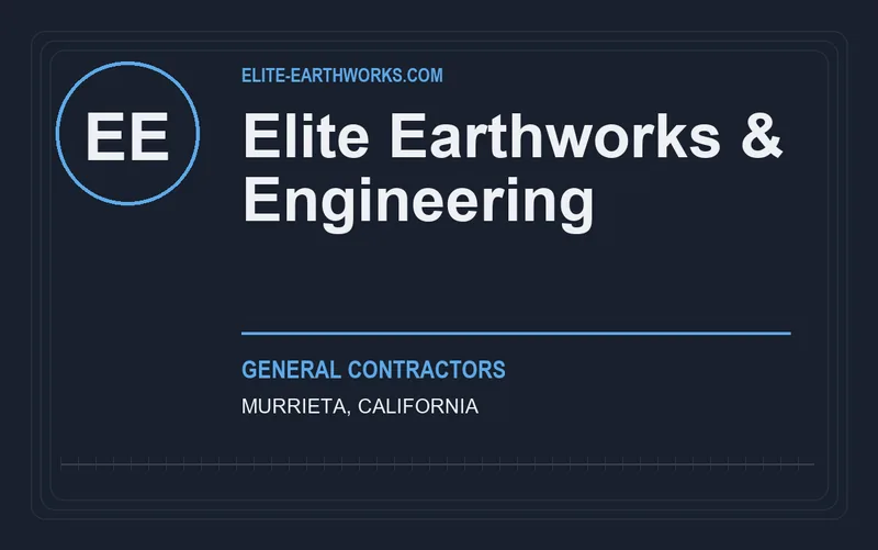 Elite Earthworks & Engineering in Murrieta, California