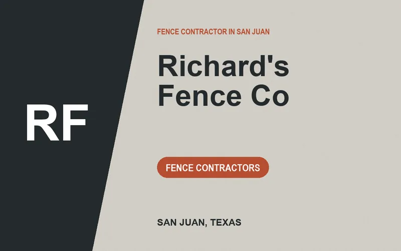 Richard's Fence Co in San Juan, Texas
