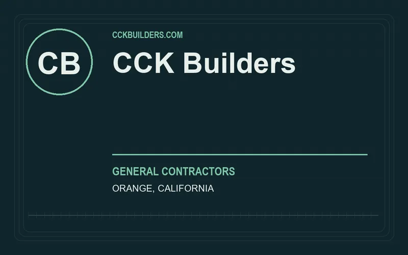 CCK Builders in Orange, California