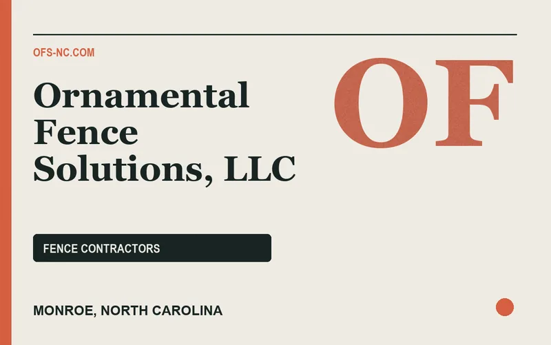 Ornamental Fence Solutions, LLC in Monroe, North Carolina