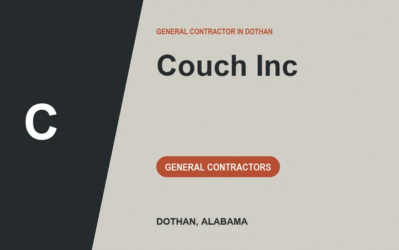 Couch Inc in Dothan, Alabama