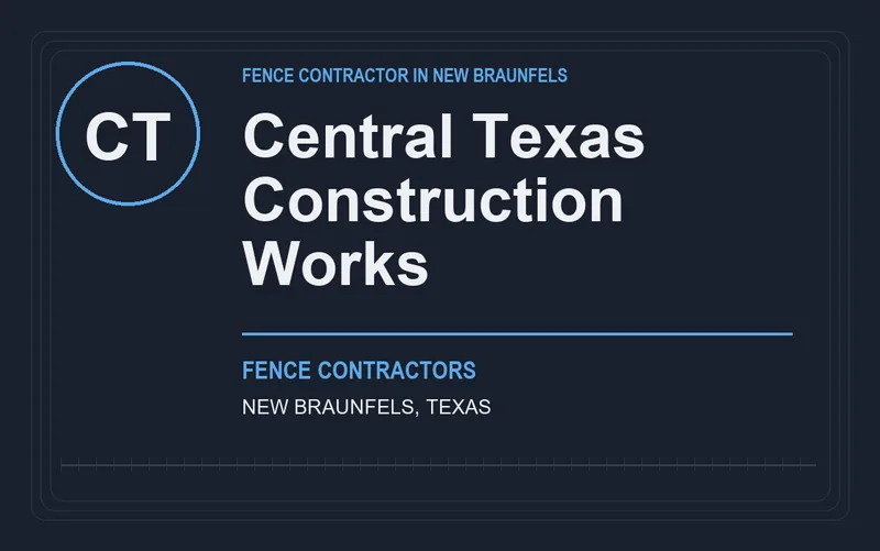 Central Texas Construction Works in New Braunfels, Texas
