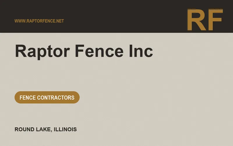 Raptor Fence Inc in Round Lake, Illinois