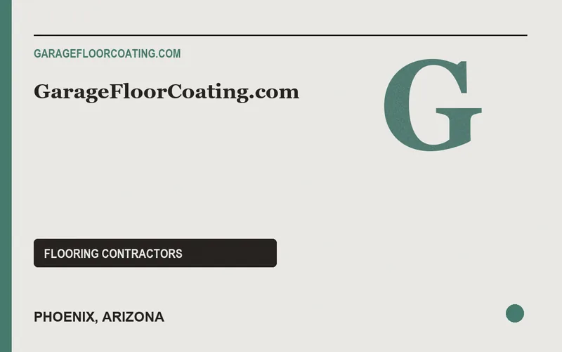GarageFloorCoating.com in Phoenix, Arizona