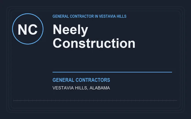 Neely Construction in Vestavia Hills, Alabama