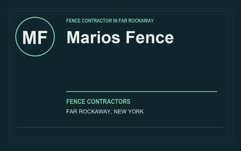 Marios Fence in Far Rockaway, New York