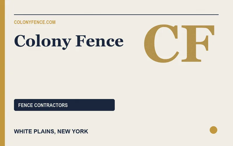Colony Fence in White Plains, New York