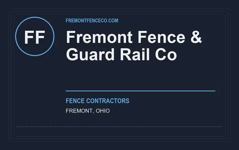 Fremont Fence & Guard Rail Co in Fremont, Ohio