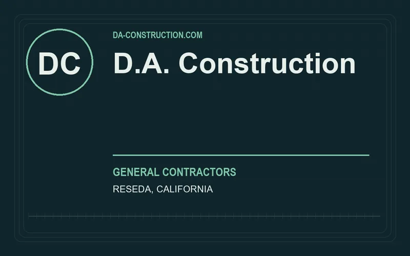 D.A. Construction in Reseda, California