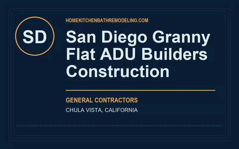 San Diego Granny Flat ADU Builders Construction in Chula Vista, California