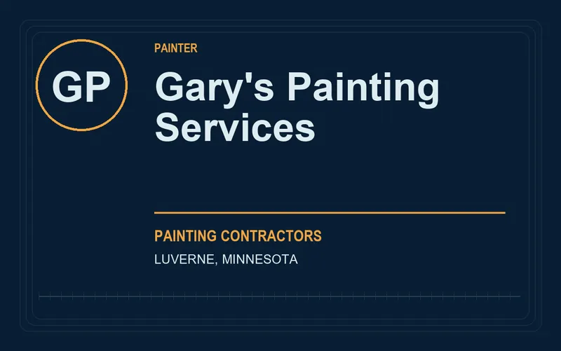 Gary's Painting Services in Luverne, Minnesota