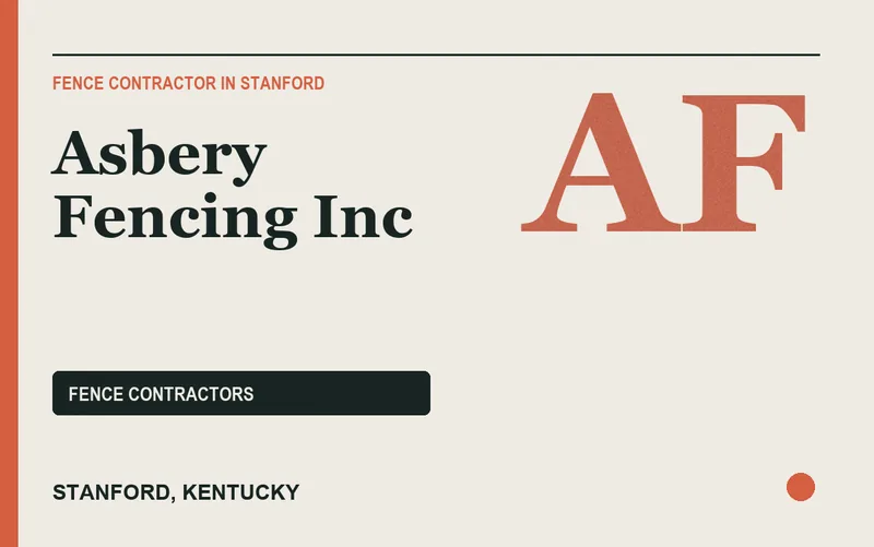 Asbery Fencing Inc in Stanford, Kentucky