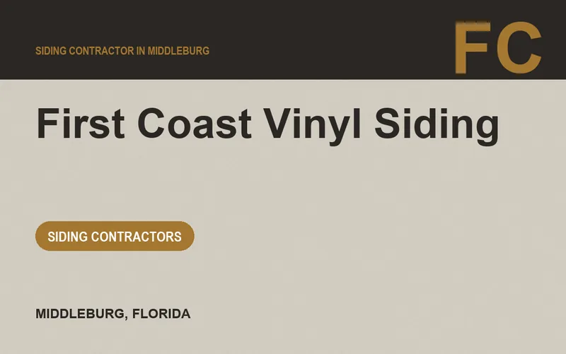 First Coast Vinyl Siding in Middleburg, Florida