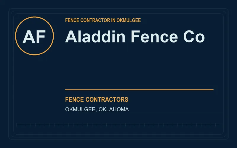 Aladdin Fence Co in Okmulgee, Oklahoma