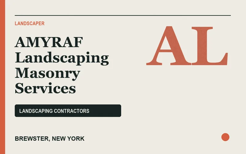 AMYRAF Landscaping Masonry Services in Brewster, New York