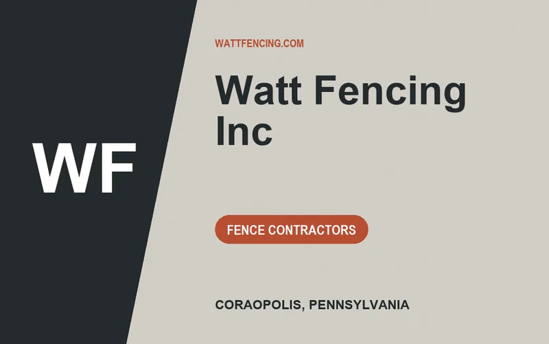 Watt Fencing Inc in Coraopolis, Pennsylvania
