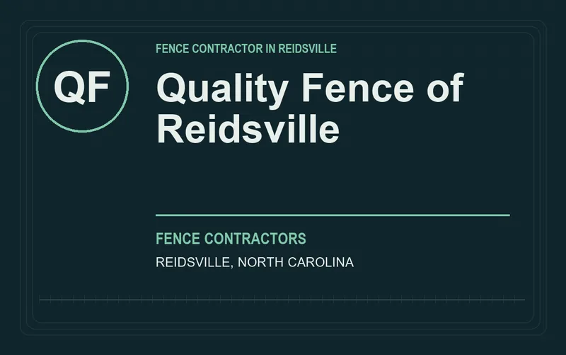 Quality Fence of Reidsville in Reidsville, North Carolina