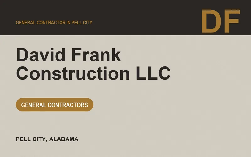 David Frank Construction LLC in Pell City, Alabama
