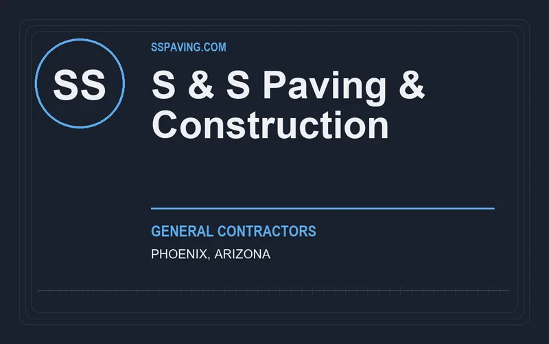 S & S Paving & Construction in Phoenix, Arizona