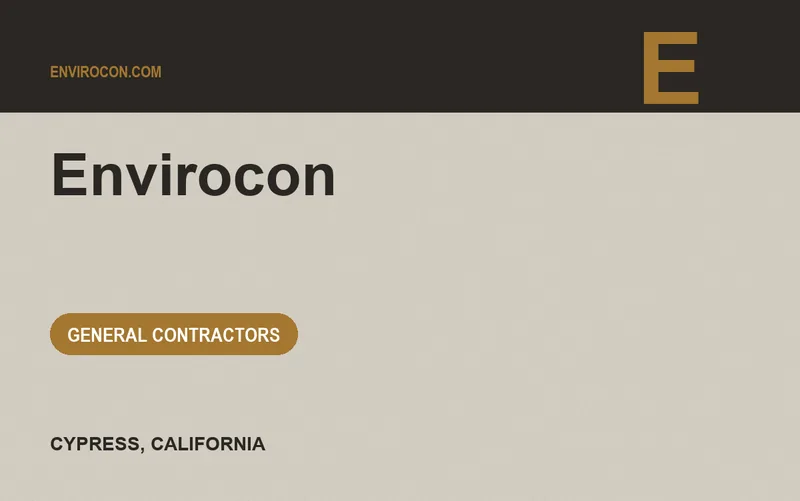 Envirocon in Cypress, California