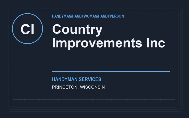 Country Improvements Inc in Princeton, Wisconsin