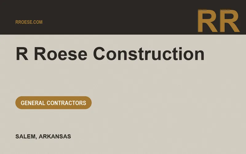 R Roese Construction in Salem, Arkansas