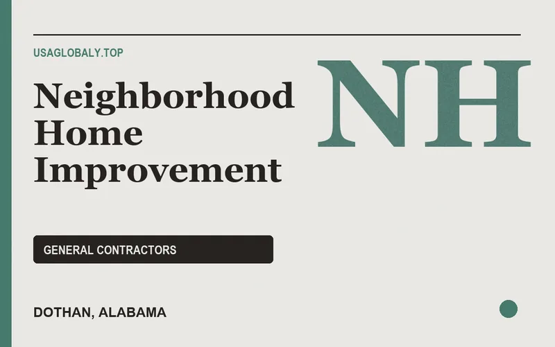 Neighborhood Home Improvement in Dothan, Alabama