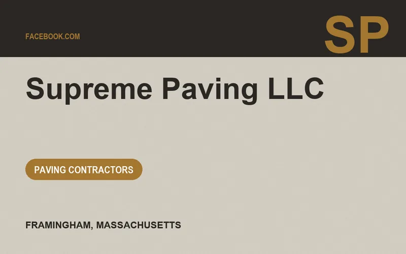 Supreme Paving LLC in Framingham, Massachusetts
