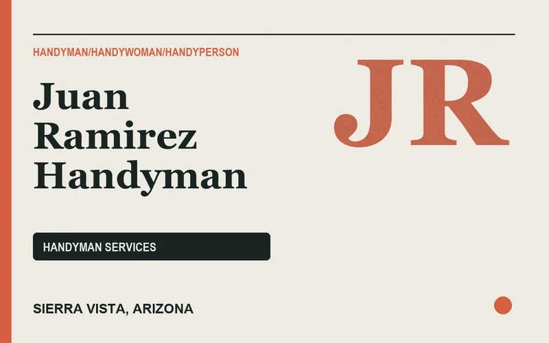 Juan Ramirez Handyman in Sierra Vista, Arizona
