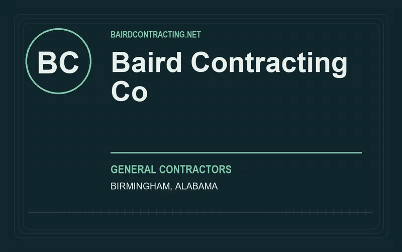Baird Contracting Co in Birmingham, Alabama