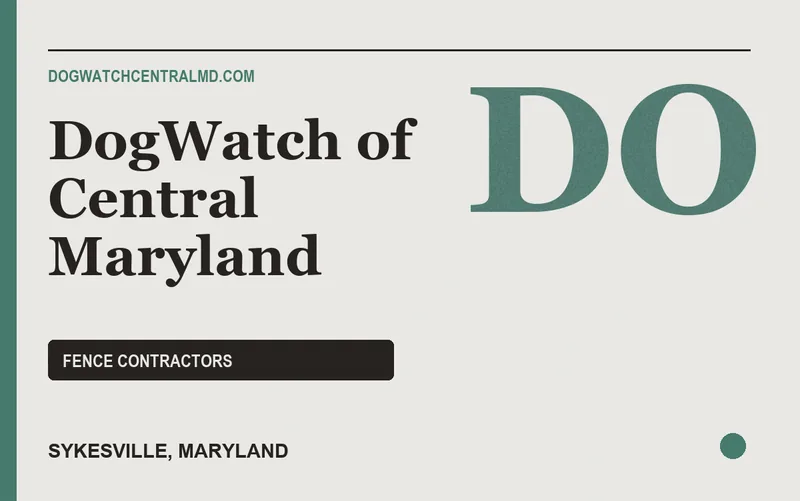 DogWatch of Central Maryland in Sykesville, Maryland