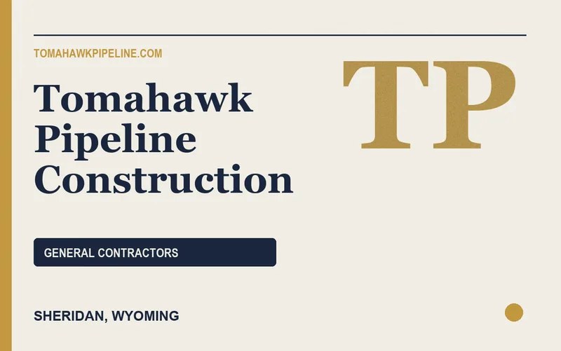 Tomahawk Pipeline Construction in Sheridan, Wyoming