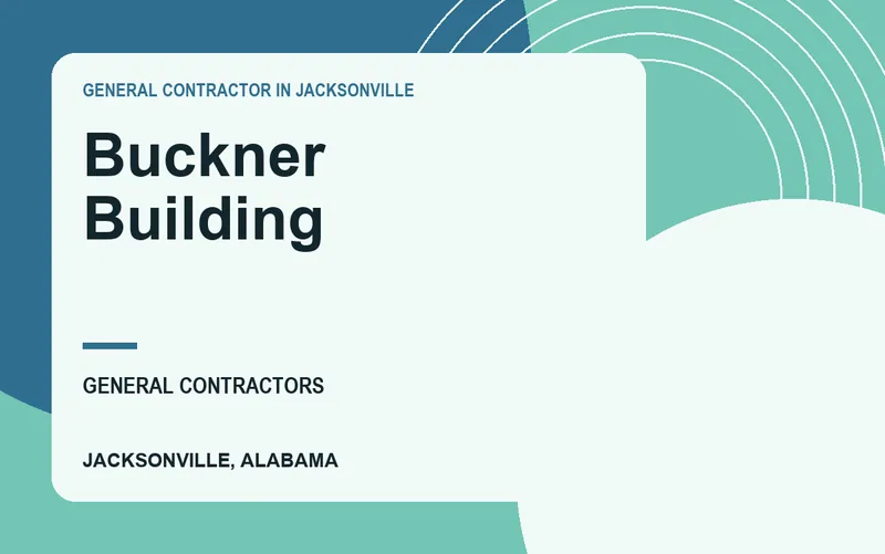 Buckner Building in Jacksonville, Alabama
