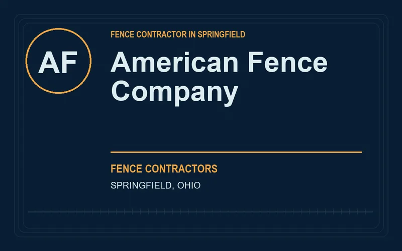 American Fence Company in Springfield, Ohio