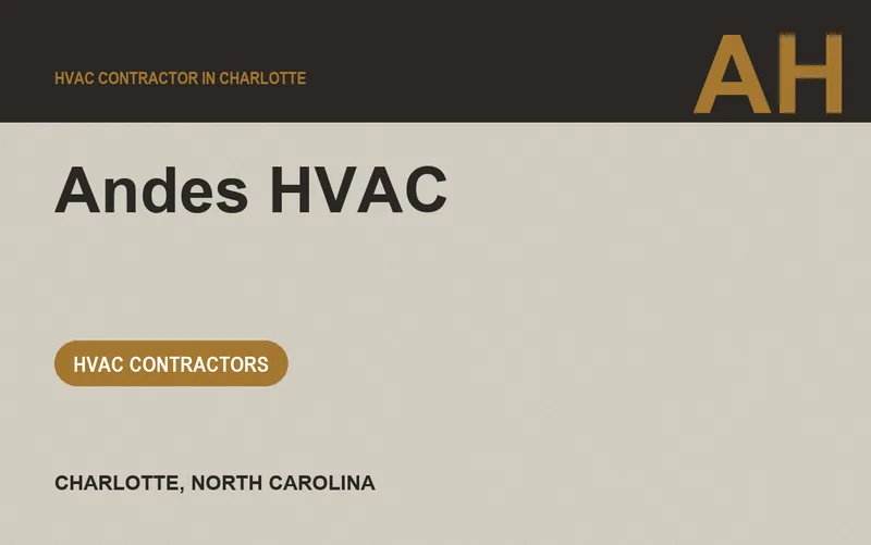 Andes HVAC in Charlotte, North Carolina