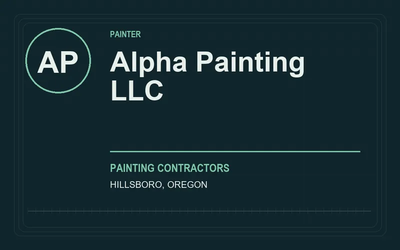 Alpha Painting LLC in Hillsboro, Oregon