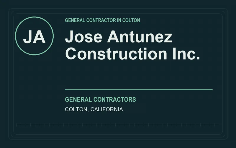 Jose Antunez Construction Inc. in Colton, California