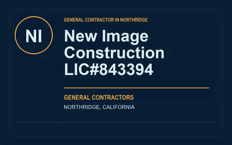 New Image Construction LIC#843394 in Northridge, California