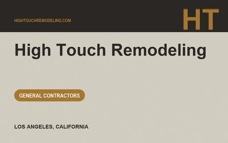 High Touch Remodeling in Los Angeles, California
