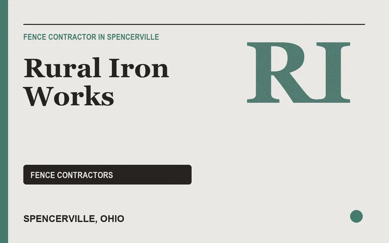 Rural Iron Works in Spencerville, Ohio