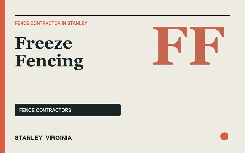 Freeze Fencing in Stanley, Virginia