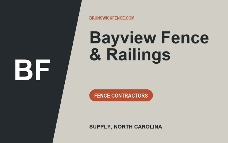 Bayview Fence & Railings in Supply, North Carolina