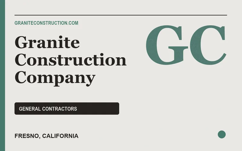 Granite Construction Company in Fresno, California