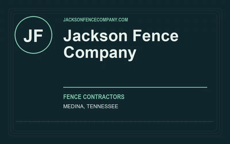 Jackson Fence Company in Medina, Tennessee
